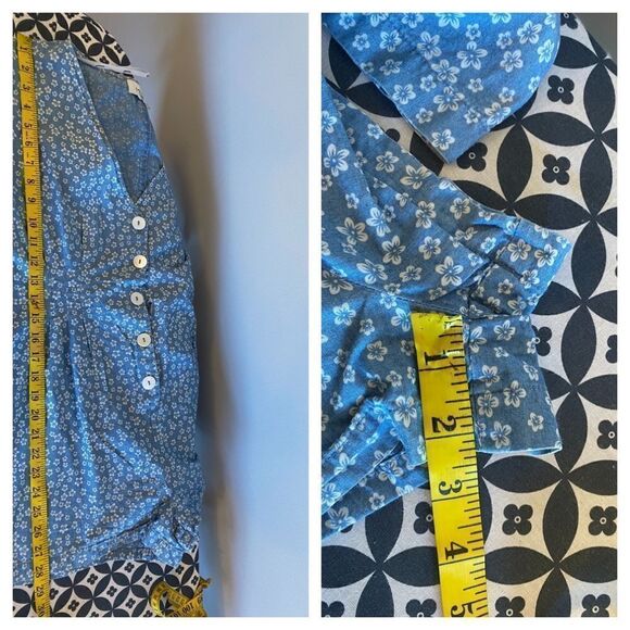 MINKPINK Jaye Chambray Floral Romper - Picture 4 of 8